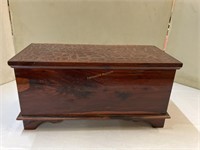 Vintage Small Wooden Trinket Chest