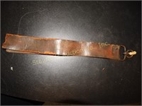 Antique Leather strap razor strop