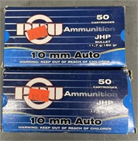 100 rnds PPU 10mm Auto Ammo