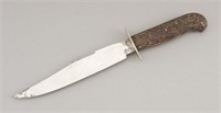 Knife, unmarked to maker but appears to be Sheffid