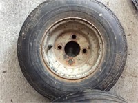 (2) Smaller Trailer Wheels