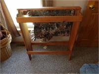 WOODEN QUILT RACK