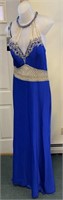 Royal Blue Clarisse Dress Style # 6929 Sz 18