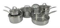 VIDA BY PADERNO 12PCS STAINLESS STEEL CLAD
