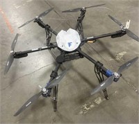 Black carbon fiber, drone labeled Buster