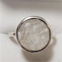 $100 Silver Moonstone Ring