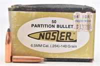 46 Partition Bullets 6.5MM Cal ,264 - 140 Grain
