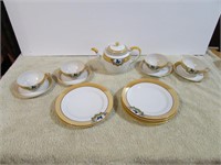 Vintage 14pc Porcelain Lustreware Tea