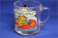 A 1978 McDonald Garfield Glass Cup