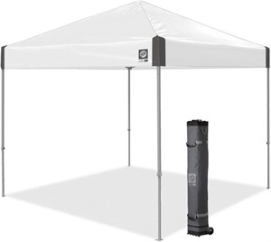 E-z Up Ambassador Instant Pop Up Canopy Tent, 10'