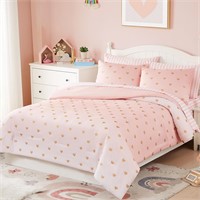 Wink Deer Kids Pink Bedding Sets, 7 Piece Full Com