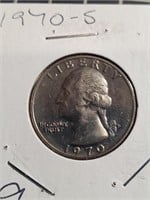 1970-S Clad Proof Washington Quarter