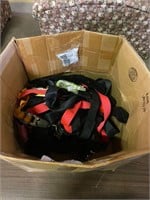 Box of Ratchet Straps & Motorcycle Tie Downs
