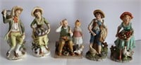 Norman Rockwell "The Shoemaker" & Homco Figurines