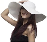 Women's Large Wide Brim Floppy Sun Hat Beautiful