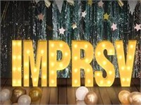 imprsv 3FT Marquee Light Up Numbers Letters