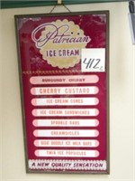 Patrician Ice Cream Menu Board (12x22)