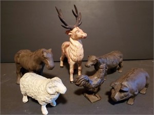 Cast Iron Animal Figurines