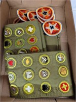 TRAY OF BOY SCOUT PATCHES, MISC