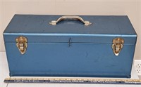 Blue Tool Box w Contents