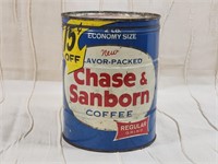VINTAGE CHASE & SANBORN COFFEE CAN