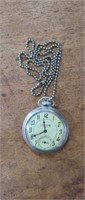 Vintage Ingraham Viceroy pocket watch, winds and