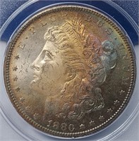 1880 $1 PCGS MS 65 Excellent Color