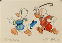 DON ROSA US b.1951 Ink and Watercolor on Paper