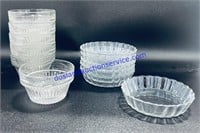 Lot of Small Libbey & Arcuisine Glass Dishes
