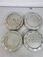 Vintage Ford steel hub caps