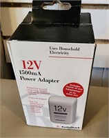 12V - 1500ma power adapter