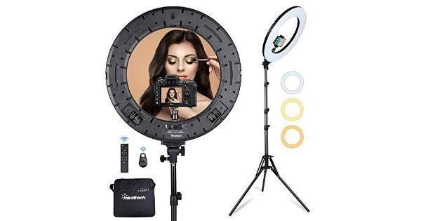 Inkeltech Ring Light - 18 Inch 60 W Dimmable LED