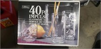 Libbey 40 Piece Impulse Glassware Set
