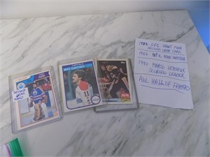 Lot 3 Hockey Cards See Pics for Further Disc