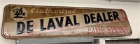 Large Metal “De Laval Dealer” Sign