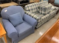 2 Pc. Upholstered Living Room Set (Sofa & Arm