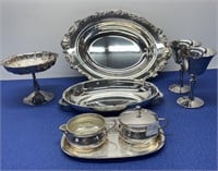 Silver Plate Items 7 Pcs