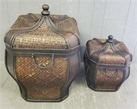 (2) Decor House Baskets