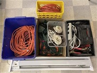 Large Assortment of Various Size Extension Cords