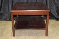 Coffee Table w/ Bottom Shelf 28"sq x 23"H