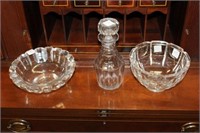 3pc Orrefor's Glass