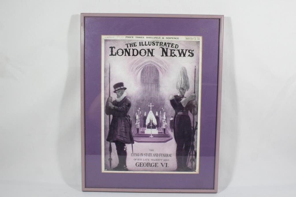 1952 Framed The Illustrated London News