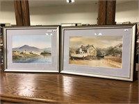 TWO MARY LAMPMAN WATERCOLOUR PAINTINGS