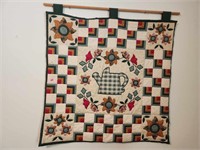 hand made vnt. wall hanging quilted