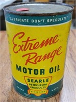VTG SEARLE EXTRA RANGE MOTOR OIL 1 QT. OIL CAN