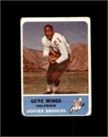 1962 Fleer #35 Gene Mingo P/F to GD+
