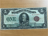 1923 Dominion of Can Large Size $1 Bill