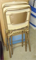 Two Vintage Cosco folding chairs