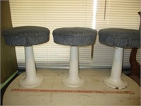 Chicago Hardware Foundry Cast Iron Swivel Stools