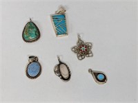 Lot of .925 Sterling Silver Pendants